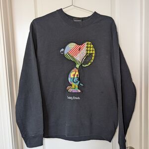 Teddy Fresh Black Graphic Sweater